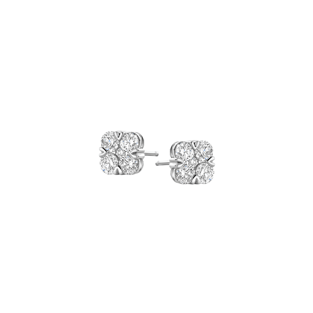Schaap en Citroen Diamonds oorsieraad witgoud met diamant - #1