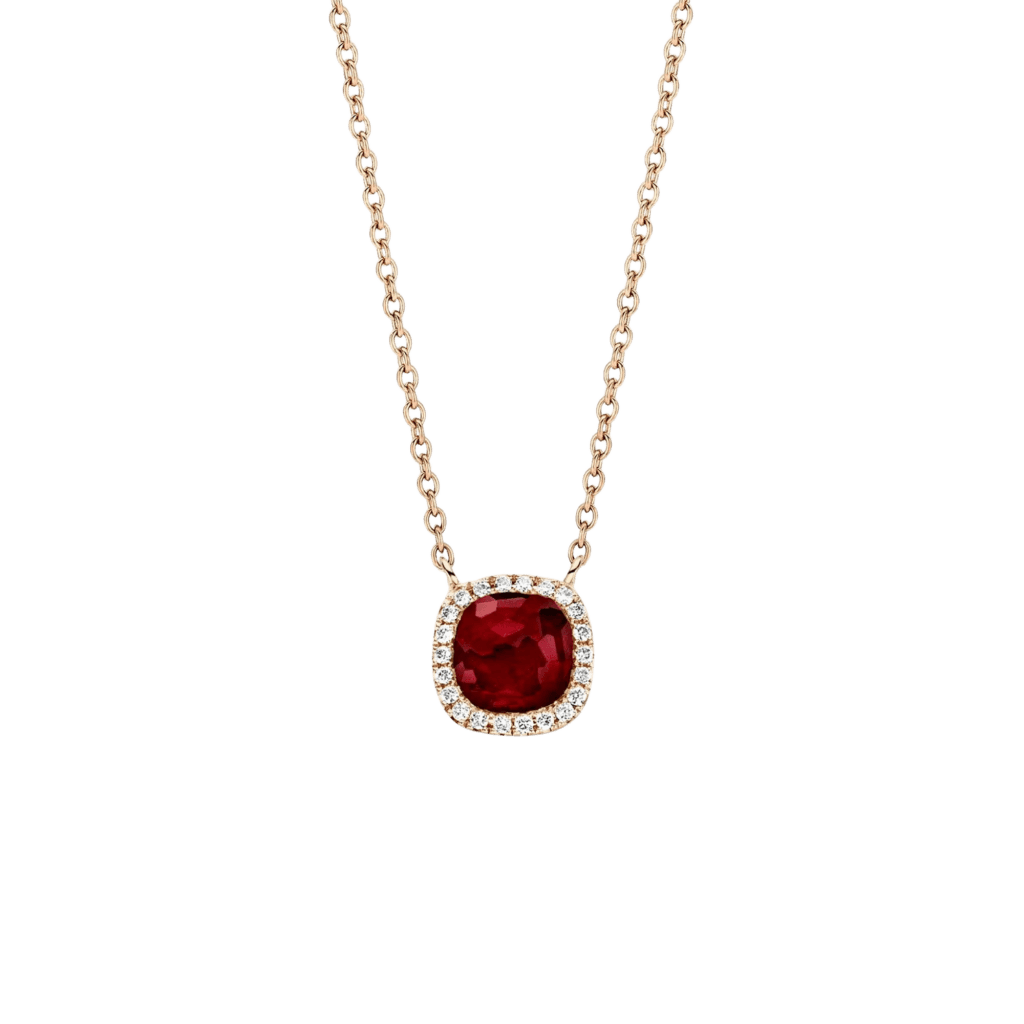 Tirisi Jewelry Milano Sweeties collier roodgoud met diamant - TP9152RUP - #1