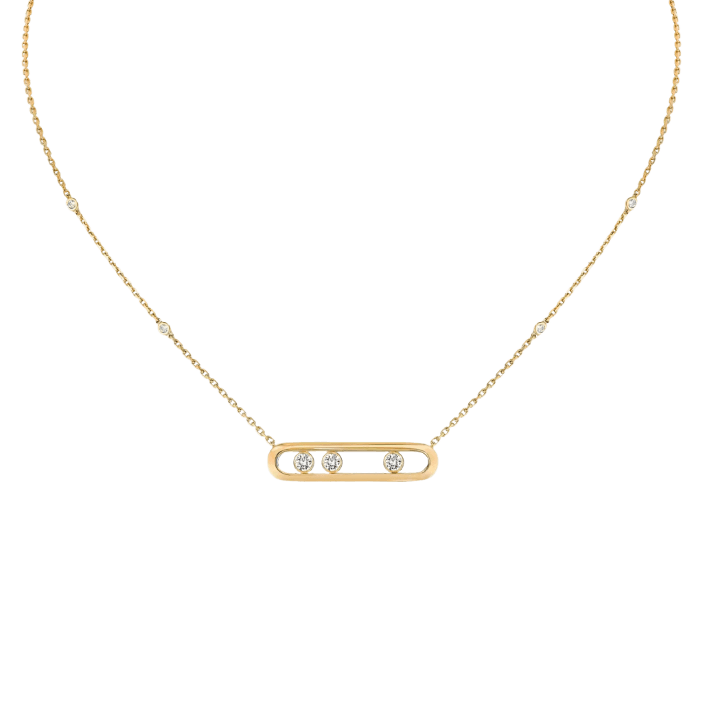 Messika Move 10th collier geelgoud met diamant - 3997-YG - #1