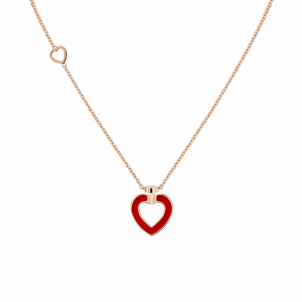 Fred Pretty Woman collier roodgoud met diamant - 7B0287-000 - #2