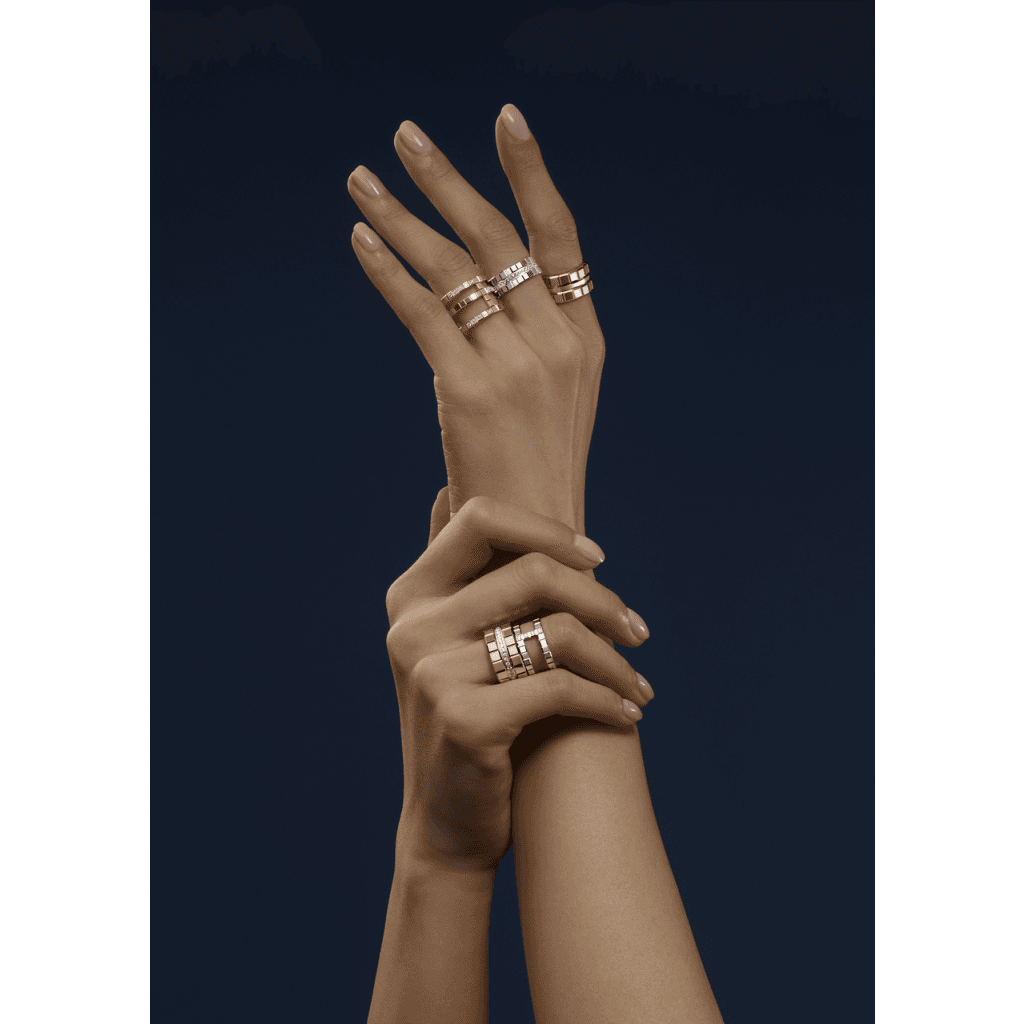 Chopard Ice Cube Mini ring roodgoud met diamant - 827006-5010 - #5