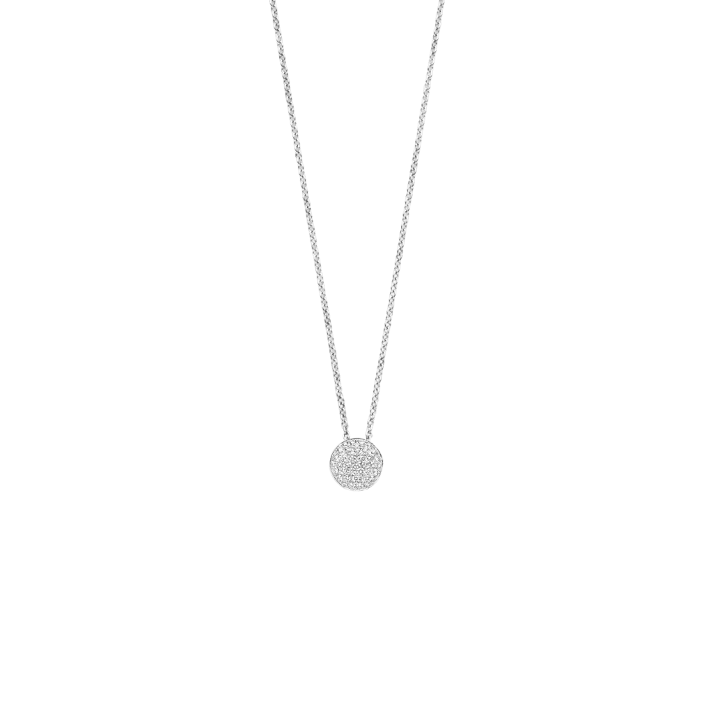 Schaap en Citroen Diamonds collier witgoud met diamant - #1