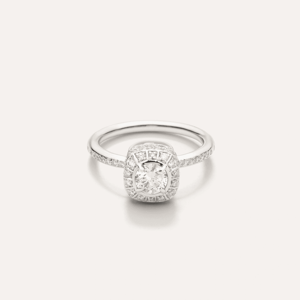 Pomellato Nudo Solitaire ring witgoud met diamant - PAC2100 FBWHR GV105 GIA - #2