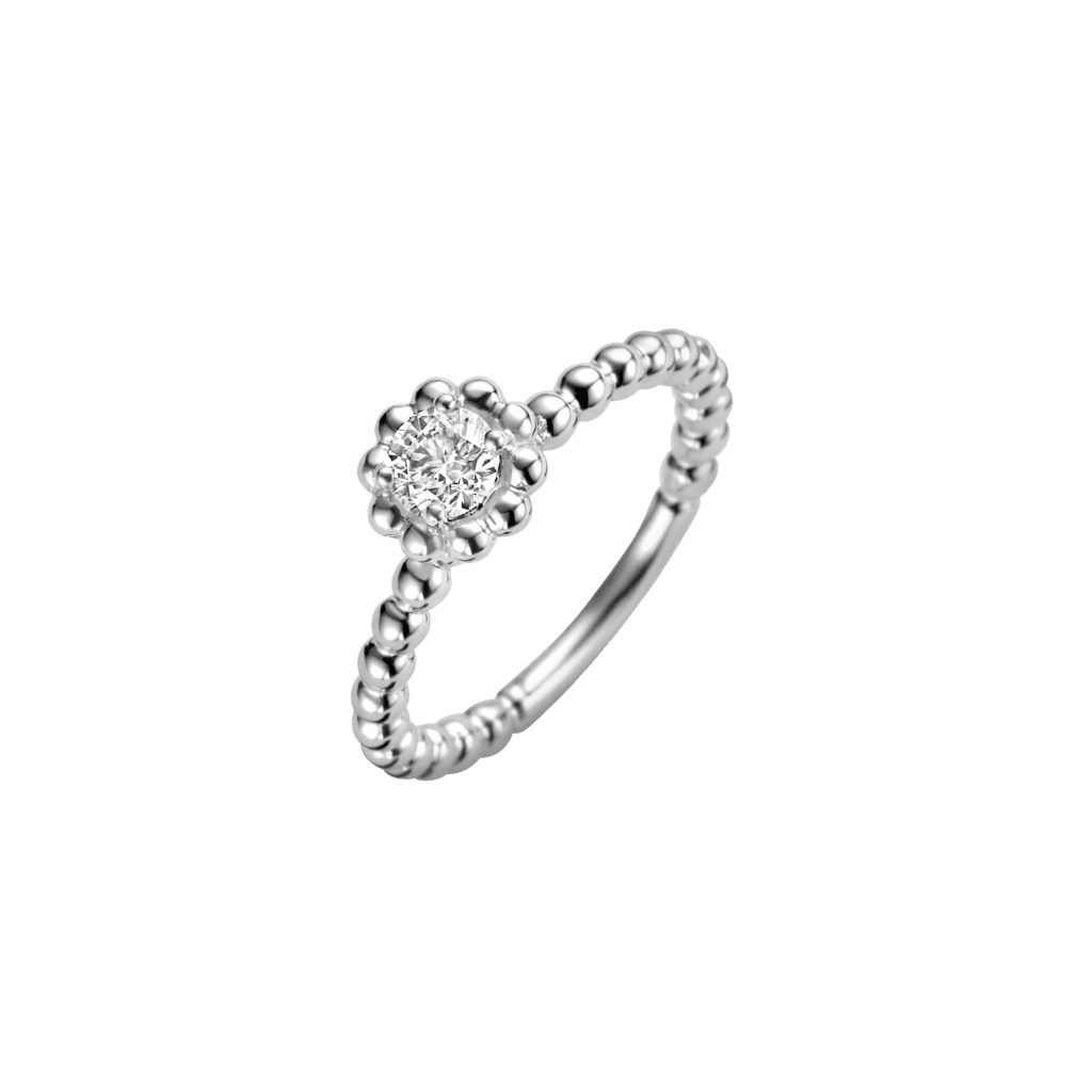 Schaap en Citroen Diamonds ring witgoud met diamant - #1