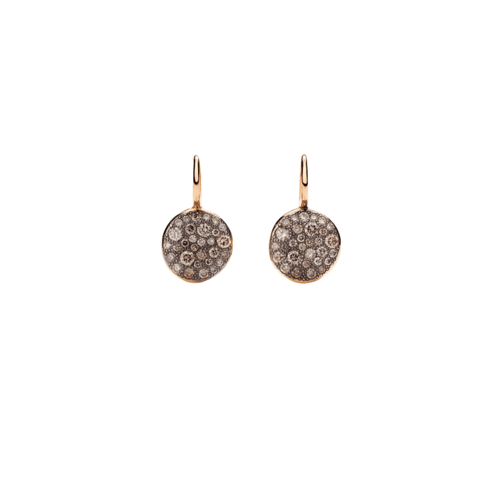 Pomellato Sabbia oorsieraad roodgoud met diamant - POB2041 O7000 DBR00 - #1