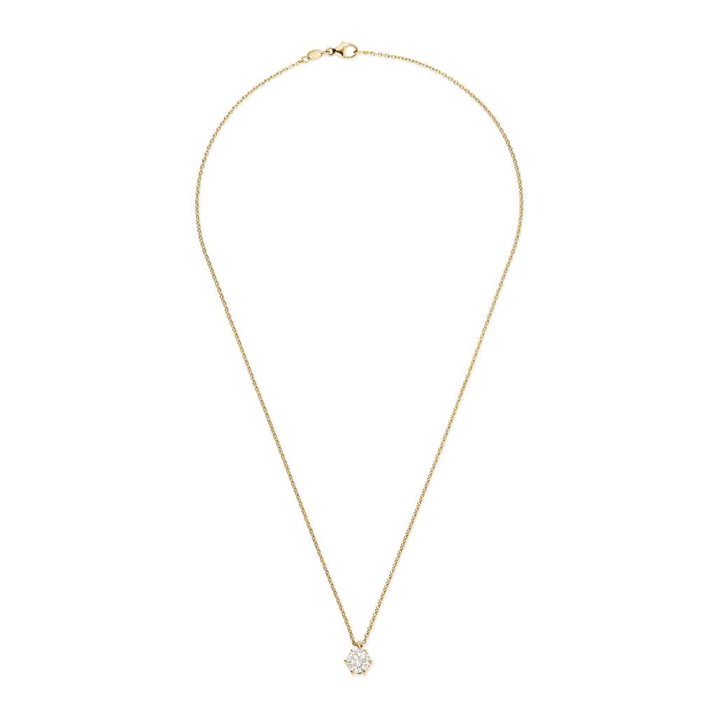 Schaap en Citroen Diamonds collier geelgoud met diamant - #3