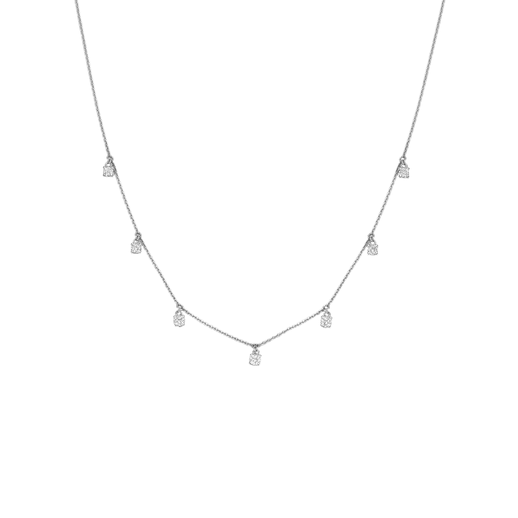 Schaap en Citroen Diamonds collier witgoud met diamant - #1