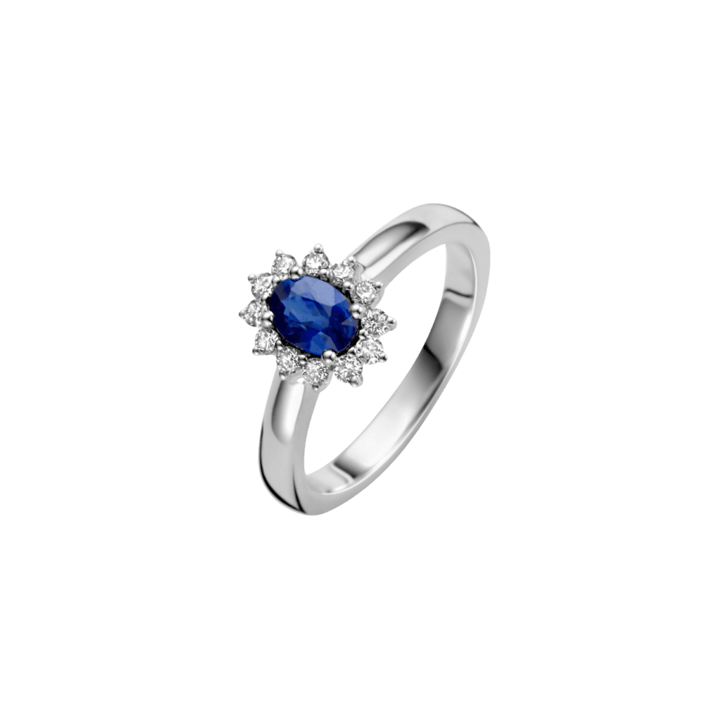 Schaap en Citroen Colours ring witgoud met diamant - #1