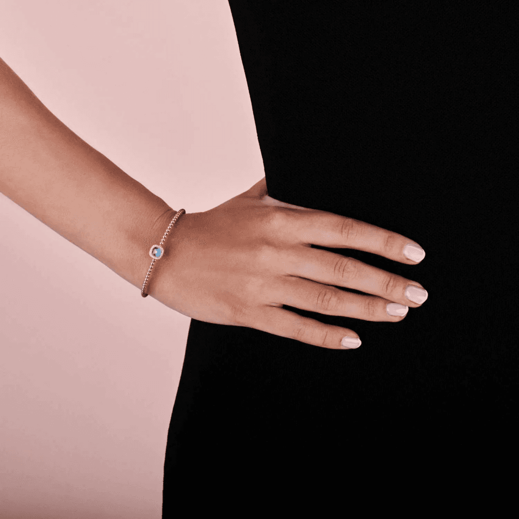 Tirisi Jewelry Milano Tre armband roodgoud met diamant - TB2181-1EMP - #5