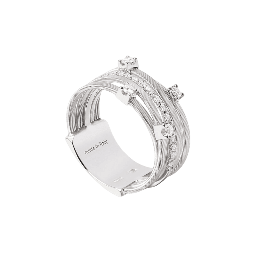 Marco Bicego Goa ring witgoud met diamant - AG270-B2 - #4