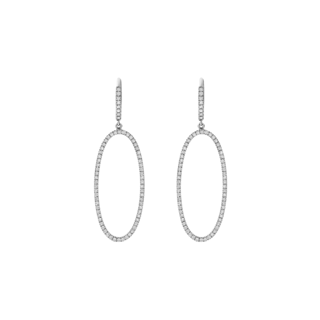 Schaap en Citroen Diamonds oorsieraad witgoud met diamant - #1