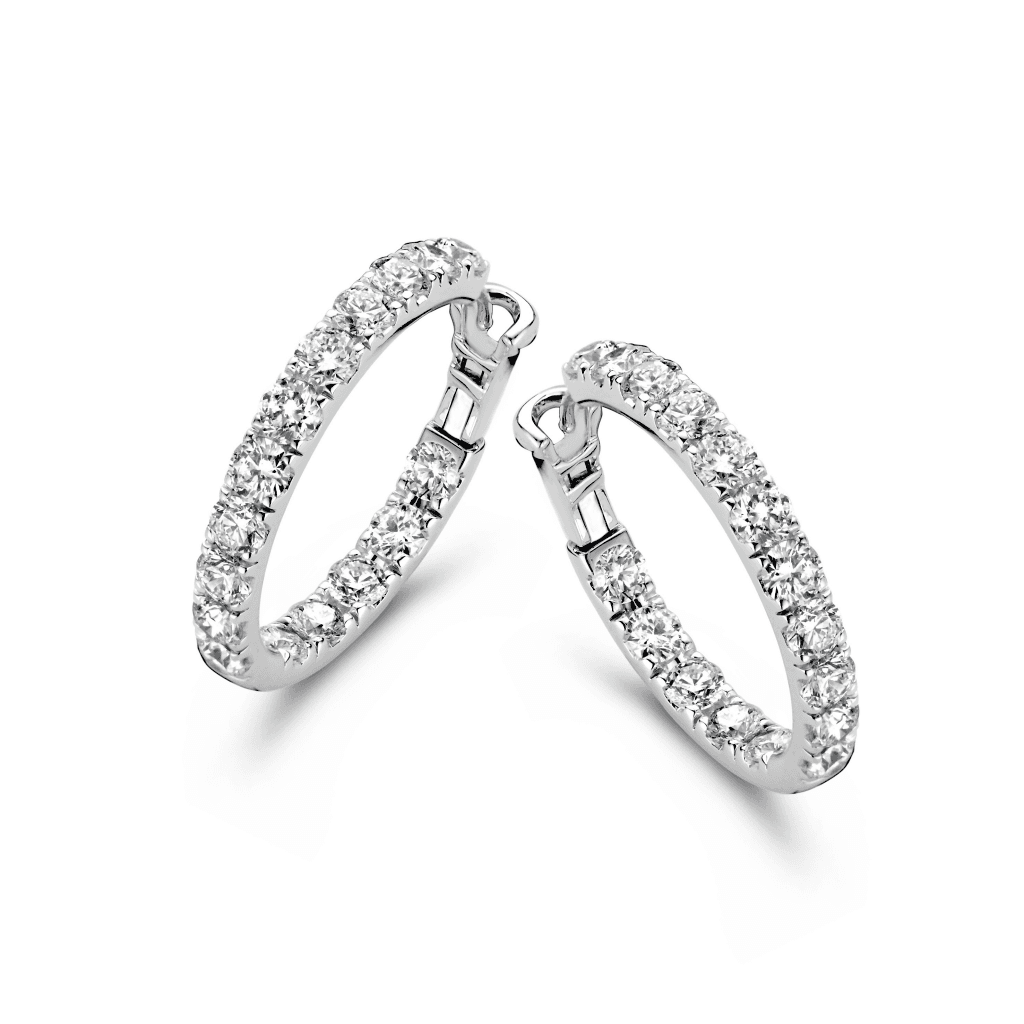 Schaap en Citroen Diamonds oorsieraad witgoud met diamant - #2