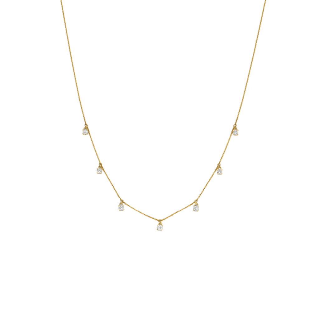 Schaap en Citroen Diamonds collier geelgoud met diamant - #1