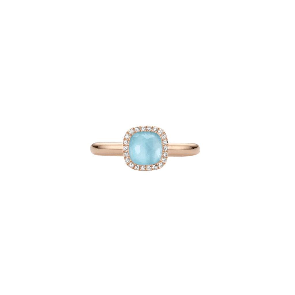 Tirisi Jewelry Milano Sweeties ring roodgoud met diamant - TR9624TQP - #2