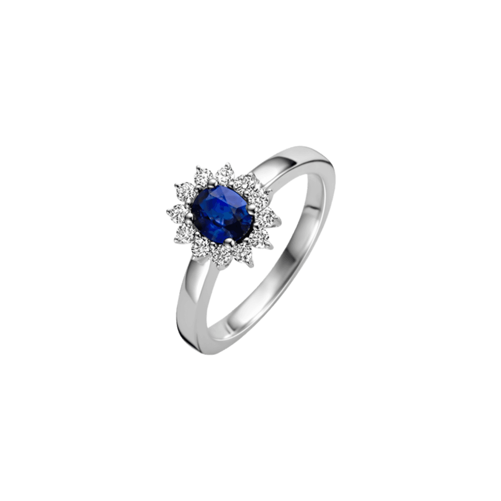 Schaap en Citroen Colours ring witgoud met diamant - #1