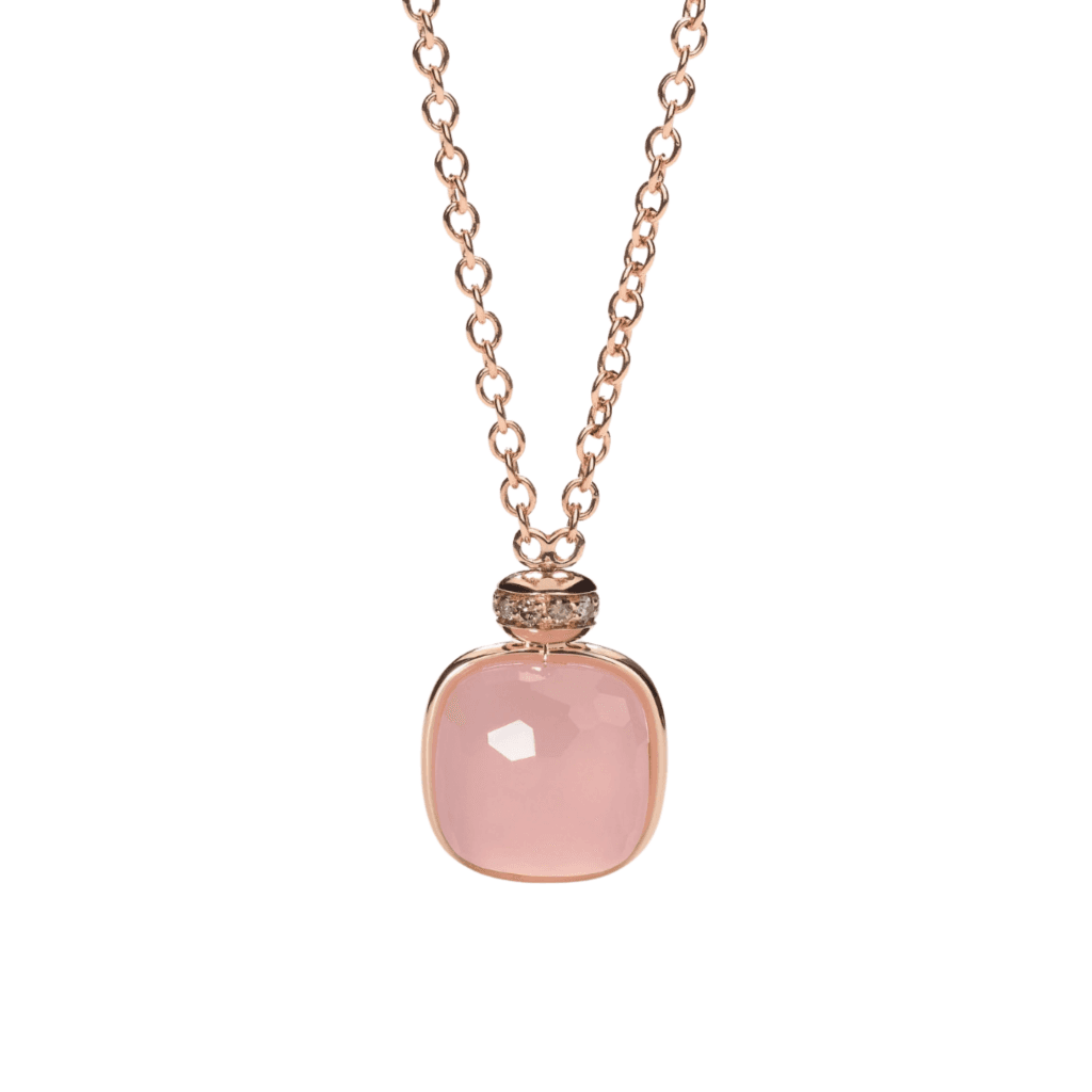 Pomellato Nudo collier roodgoud met diamant - PCC2022 O7000 BRCQR - #1