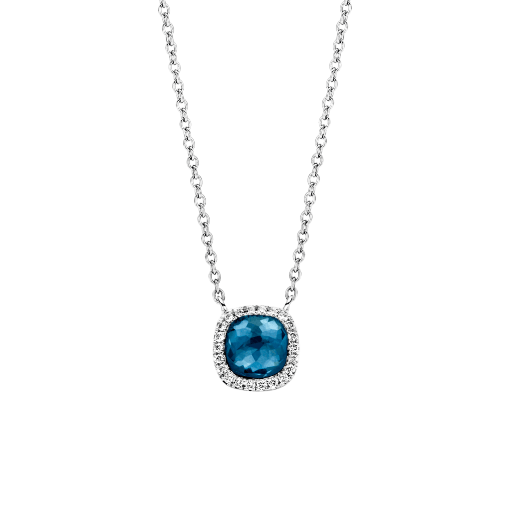 Tirisi Jewelry Milano Sweeties collier witgoud met diamant - TP9152LBTW - #1