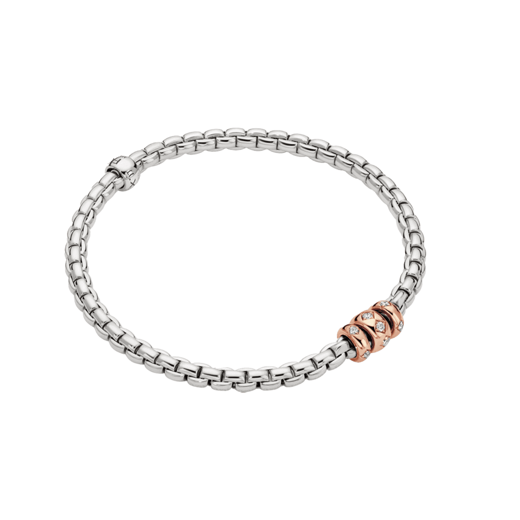 FOPE Eka armband roodgoud met diamant - 73101B3_PB_B_RRR_00L - #1