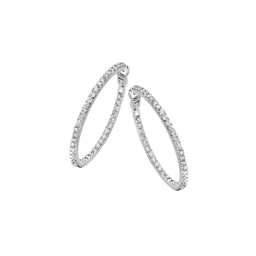 Schaap en Citroen Diamonds oorsieraad witgoud met diamant - #1