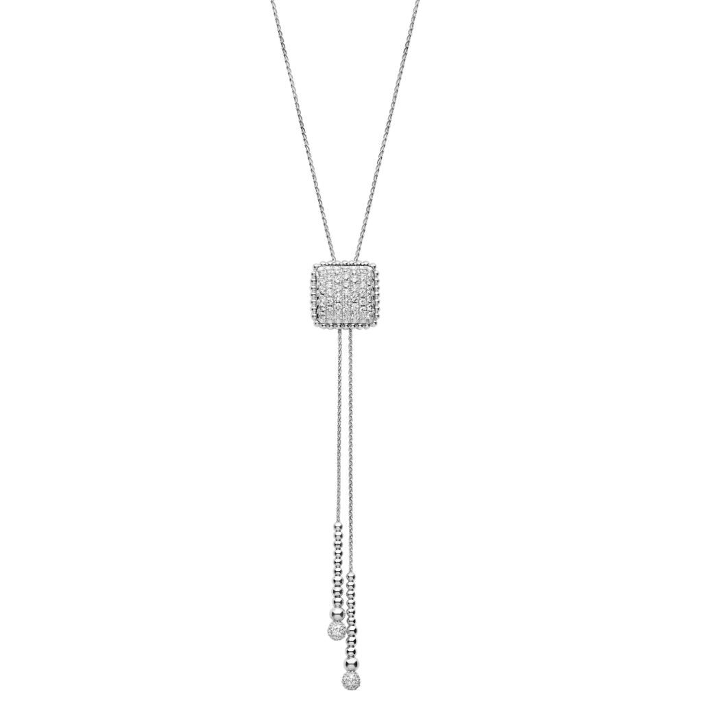 Tirisi Jewelry Milano Exclusive collier witgoud met diamant - TN2118DW - #3