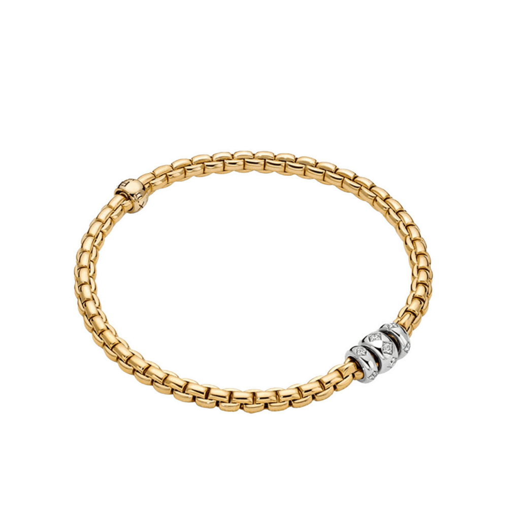 FOPE Eka armband geelgoud met diamant - 73101B3_PB_G_BBB_00M - #3