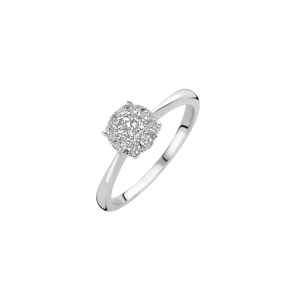 Schaap en Citroen Diamonds ring witgoud met diamant - #1