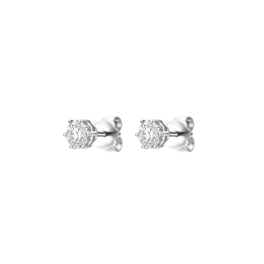Schaap en Citroen Diamonds oorsieraad witgoud met diamant - #2