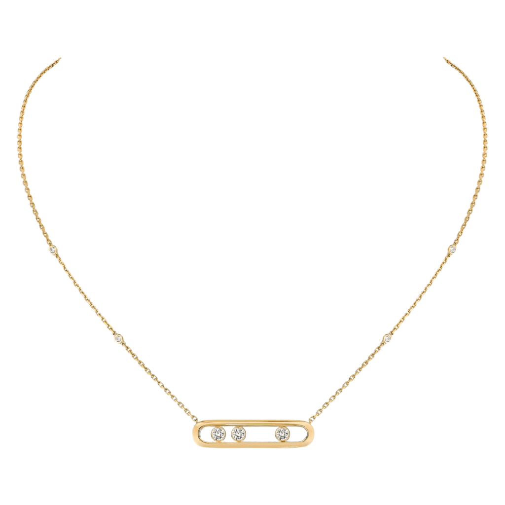 Messika Move 10th collier geelgoud met diamant - 3997-YG - #2