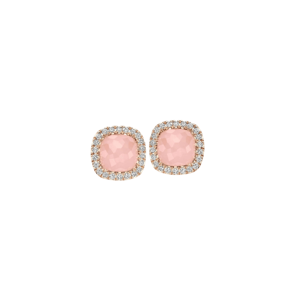 Tirisi Jewelry Milano Sweeties oorsieraad roodgoud met diamant - TE9226GUQP - #1
