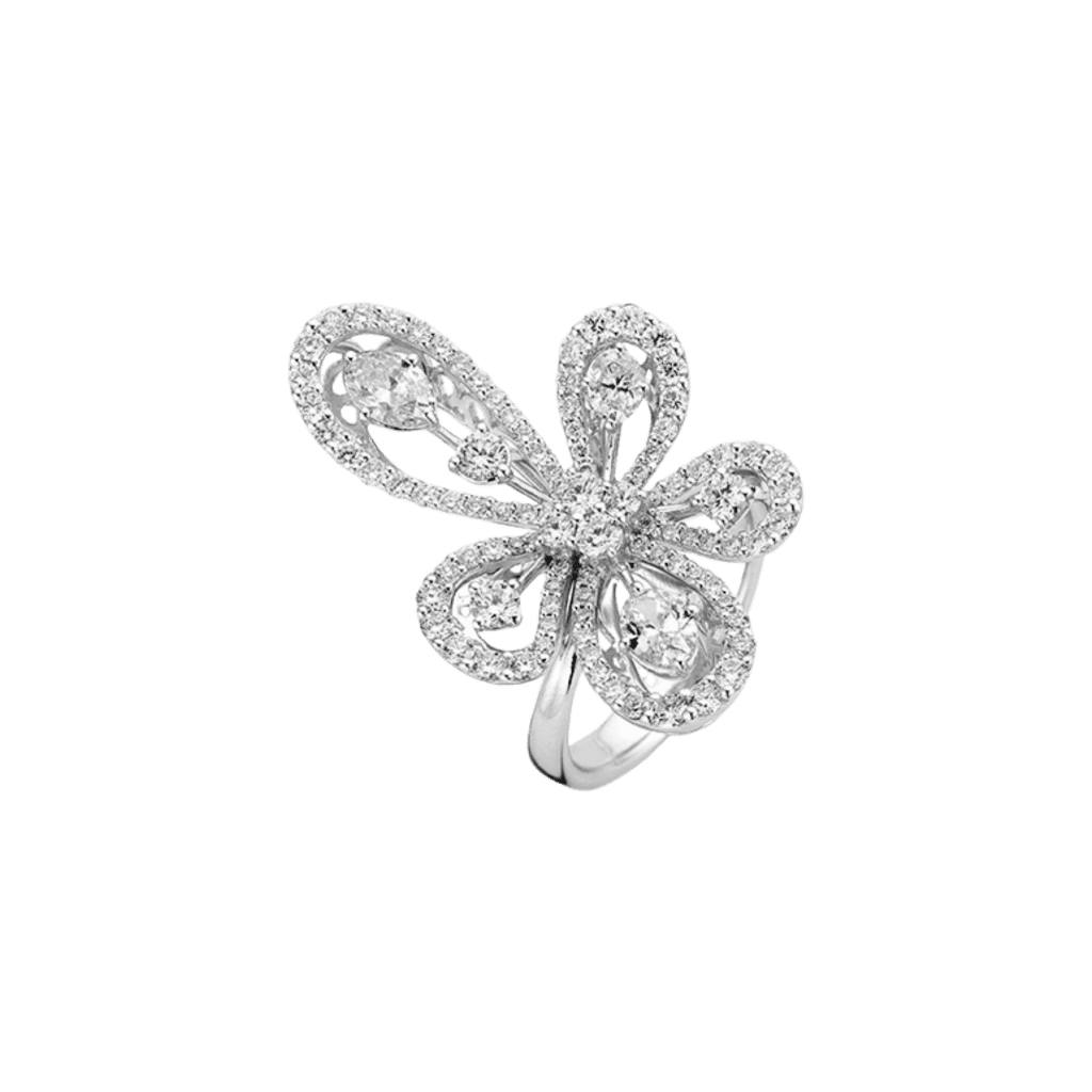 Schaap en Citroen Diamonds ring witgoud met diamant - #1
