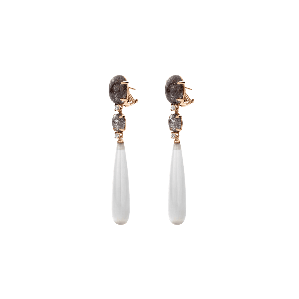 Schaap en Citroen Colours oorsieraad roodgoud met diamant - #2