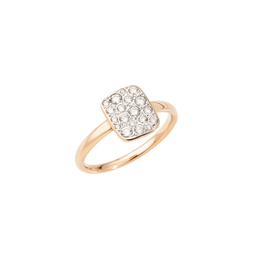 Pomellato Sabbia ring roodgoud met diamant - PAB9032 O7000 DB000 - #1