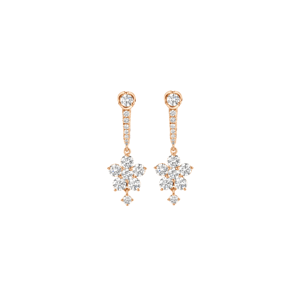 Schaap en Citroen Diamonds oorsieraad roodgoud met diamant - #1