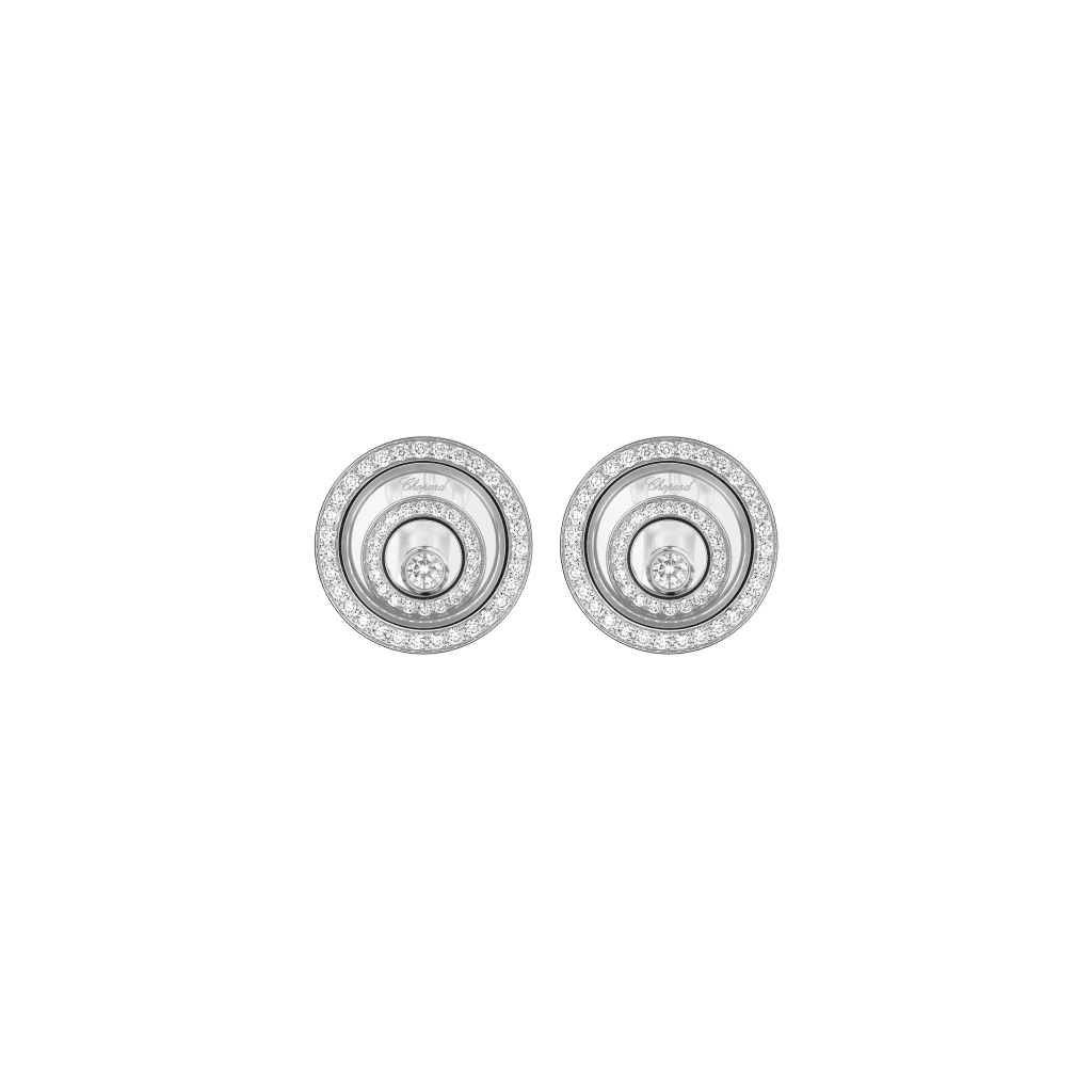 Chopard Happy Diamonds Happy Spirit oorsieraad witgoud met diamant - 848230-1001 - #1