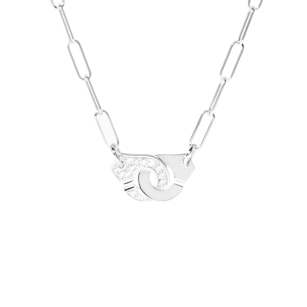 dinh van Menottes dinh van collier witgoud met diamant - 654112 - #1