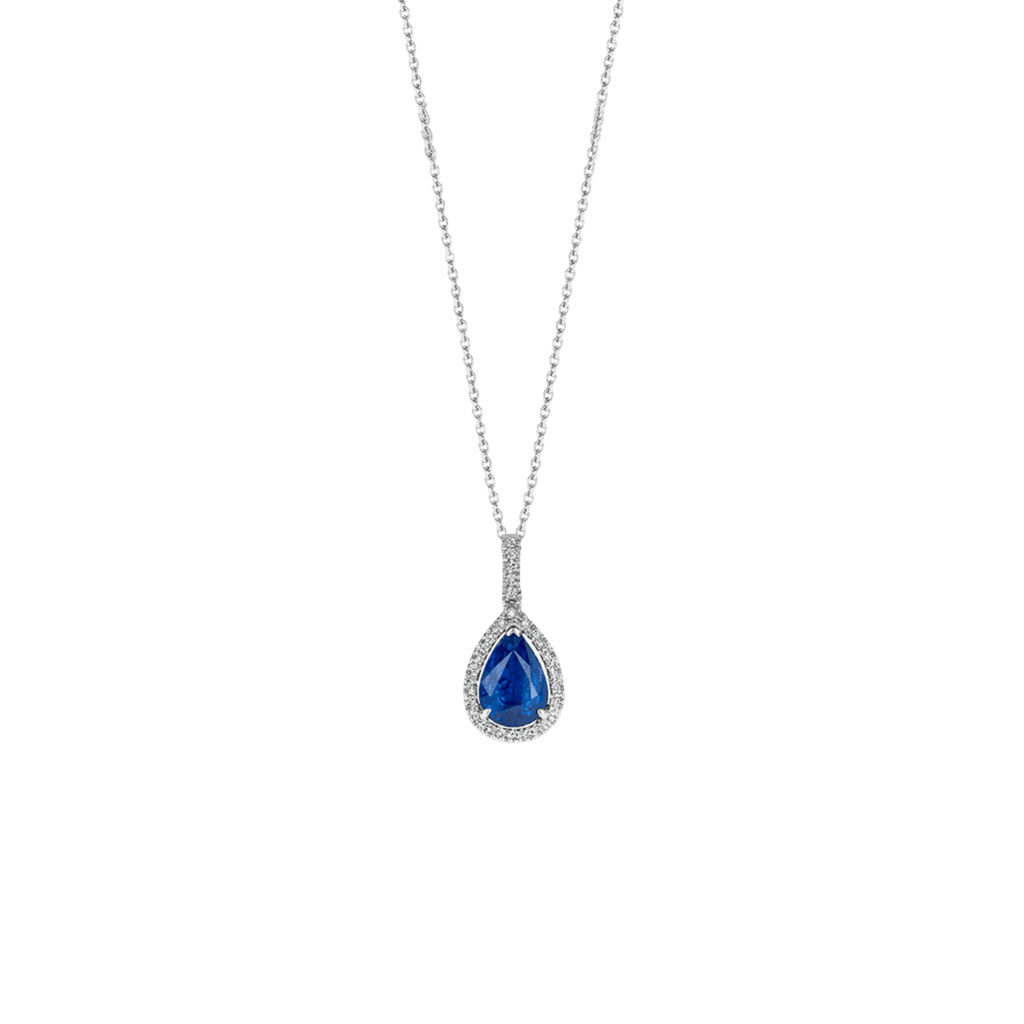Schaap en Citroen Colours collier witgoud met diamant - #1