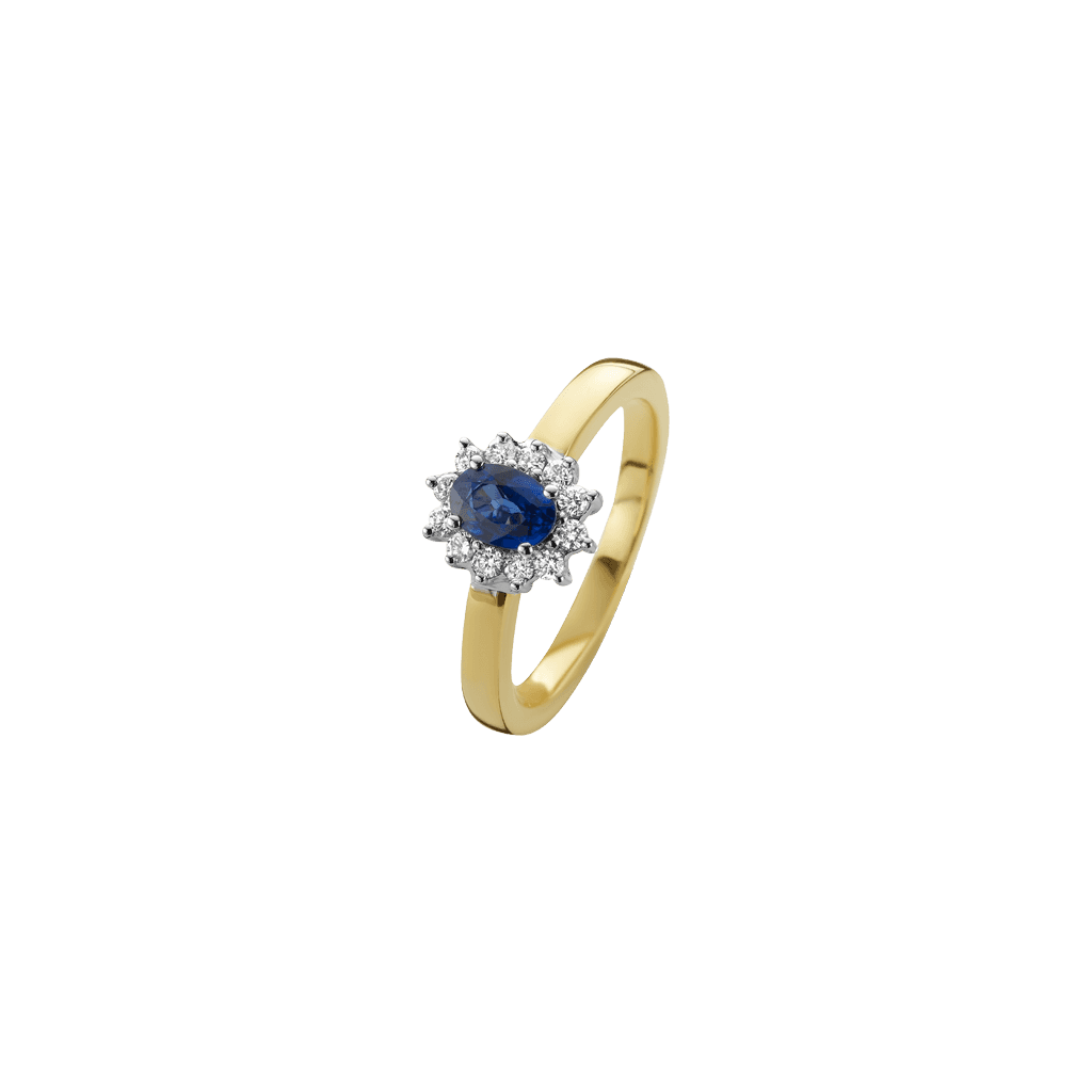 Schaap en Citroen Colours ring geelgoud met diamant - #2