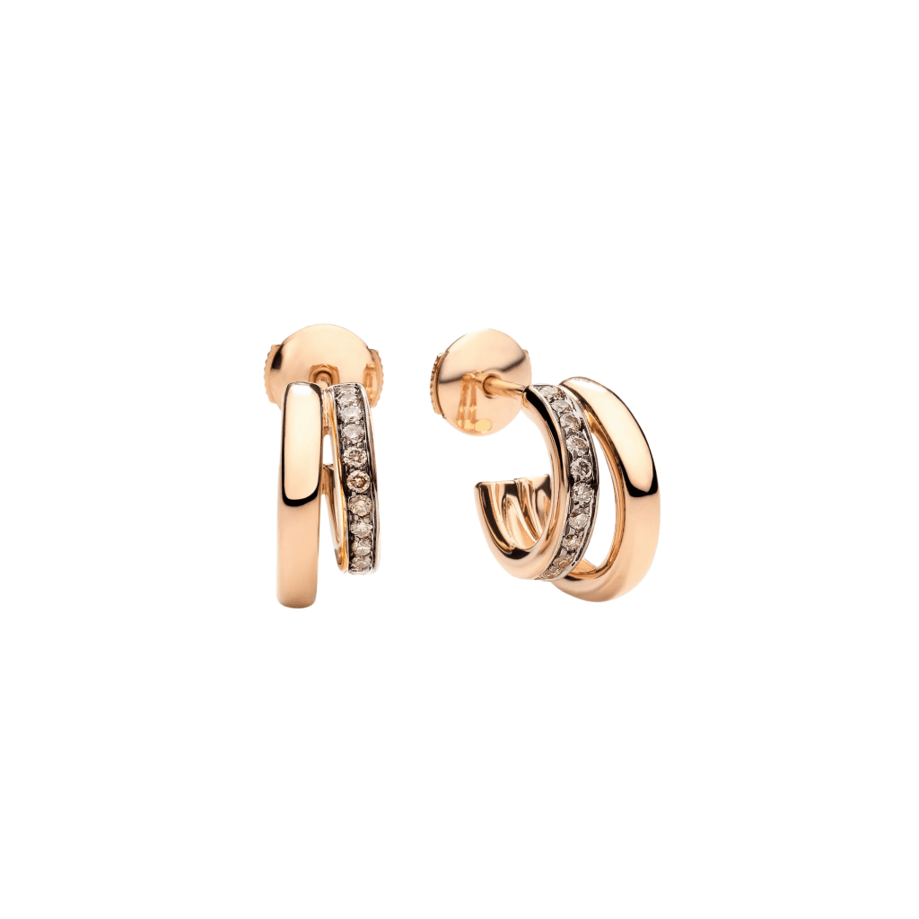 Pomellato Pomellato Together oorsieraad roodgoud met diamant - POB8111 O7000 DBR00 - #1