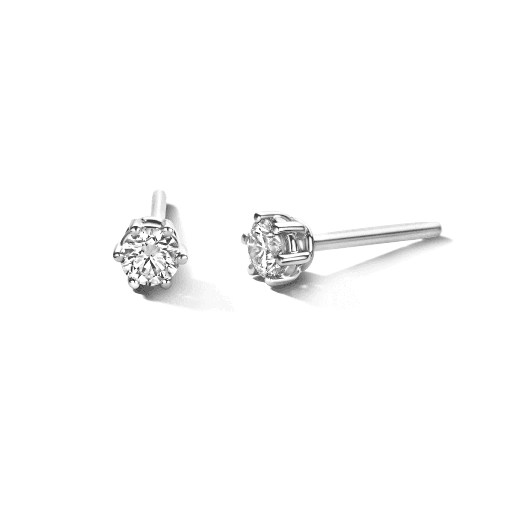 Schaap en Citroen Diamonds oorsieraad witgoud met diamant - #5