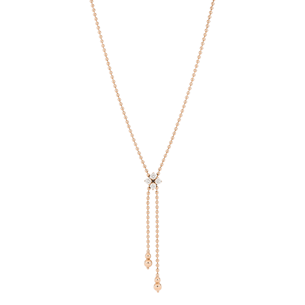 Roberto Coin Love in Verona collier roodgoud met diamant - ADR888CL2156 - #1
