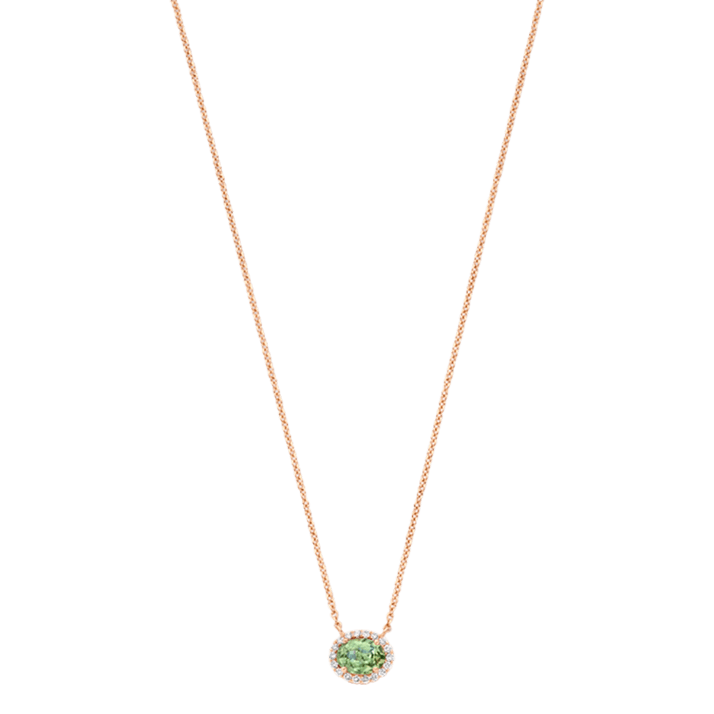 Schaap en Citroen Colours collier roodgoud met diamant - #2
