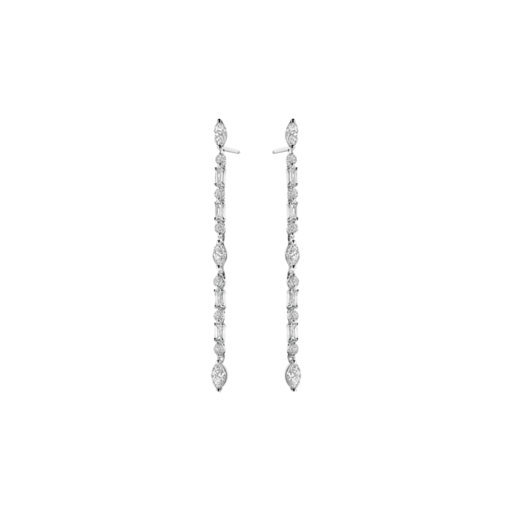 Schaap en Citroen Diamonds oorsieraad witgoud met diamant - #1