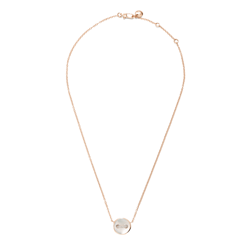 Pomellato Pom Pom Dot collier roodgoud met diamant - PCC4031 O7WHR DB0MP - #2