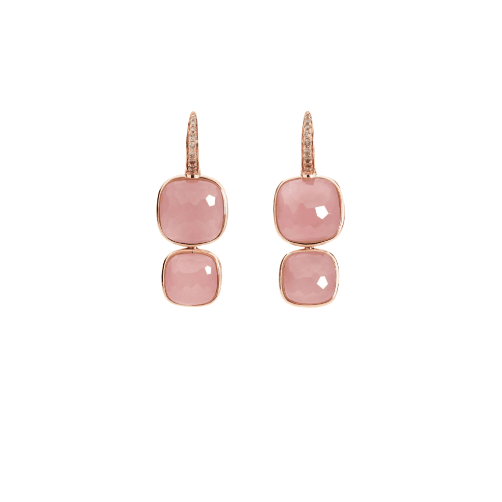 Pomellato Nudo oorsieraad roodgoud met diamant - POC2025 O7000 BRCQR - #2