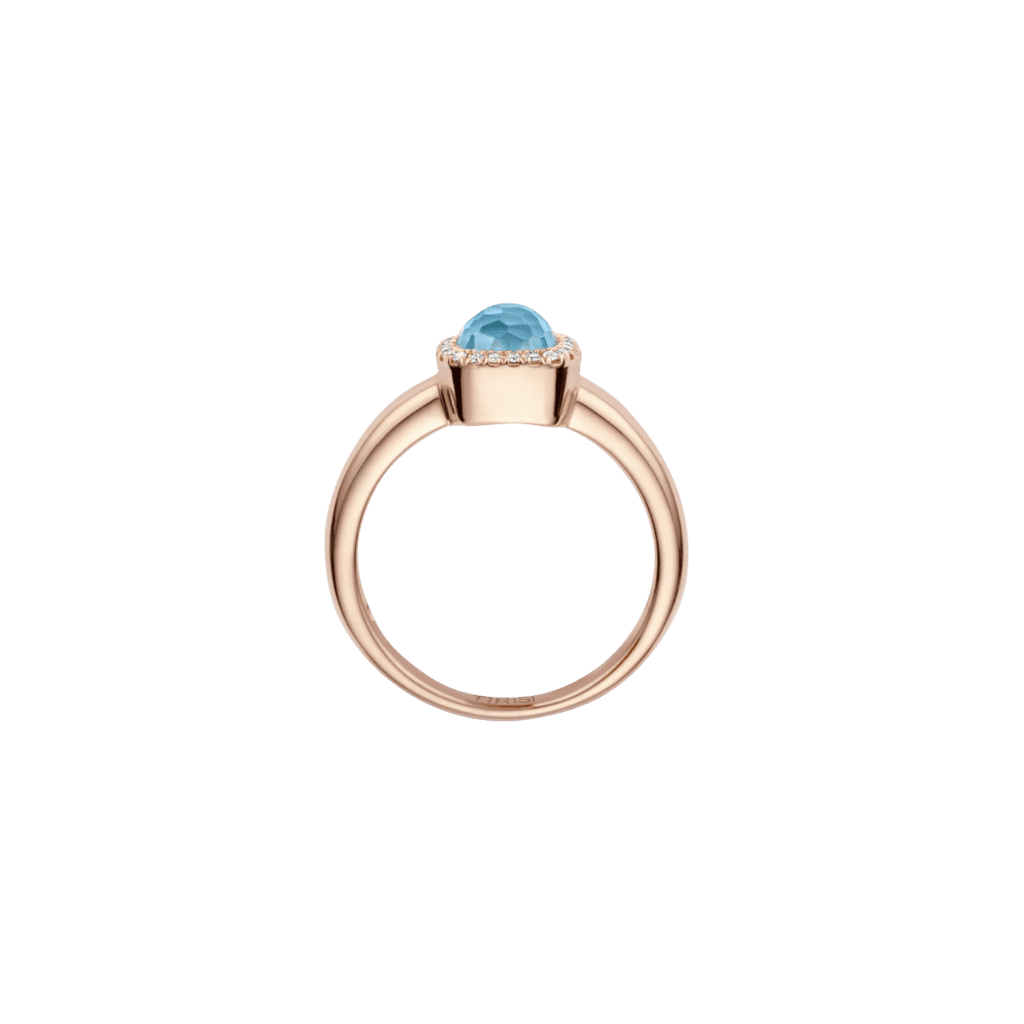 Tirisi Jewelry Milano Sweeties ring roodgoud met diamant - TR9624TQP - #3