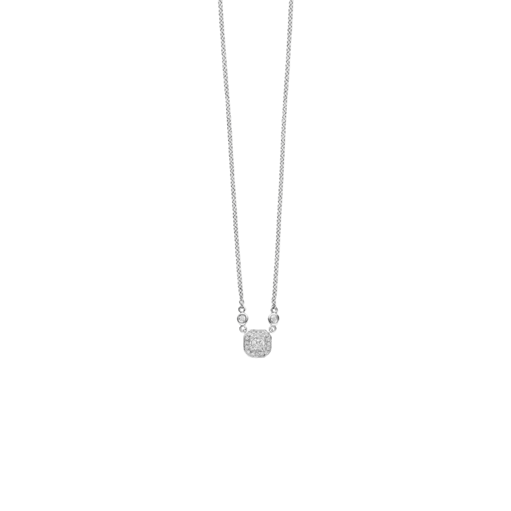Royal Asscher 74 Collection collier witgoud - P.74.2220.RAC.18WG.1 HRD - #1