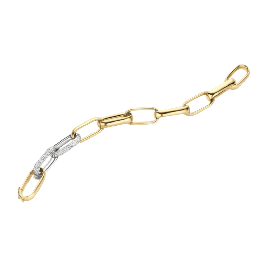 Schaap en Citroen Diamonds armband geelgoud - #1
