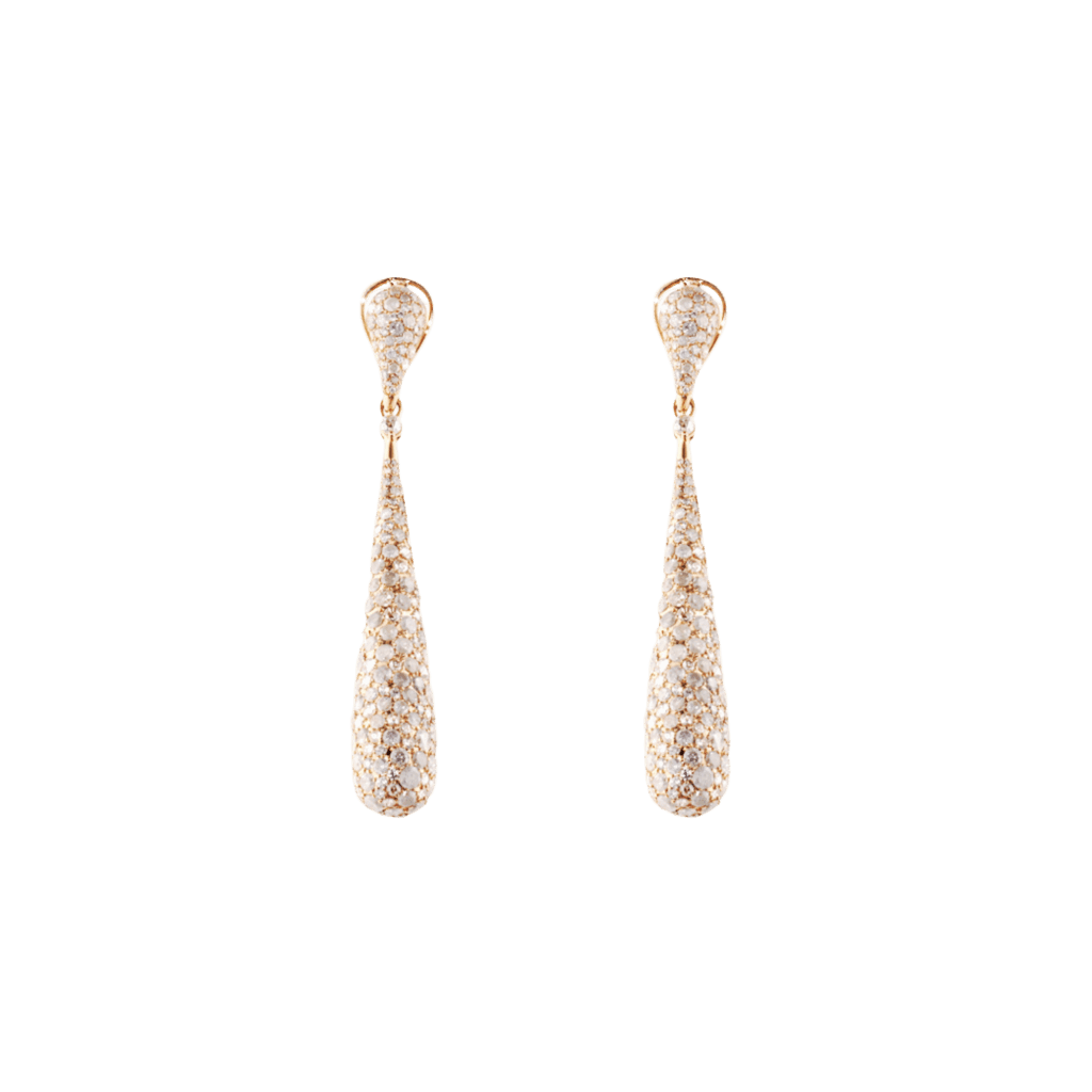 Schaap en Citroen Diamonds oorsieraad roodgoud met diamant - #1
