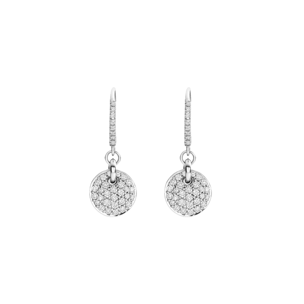 Schaap en Citroen Diamonds oorsieraad witgoud met diamant - #1