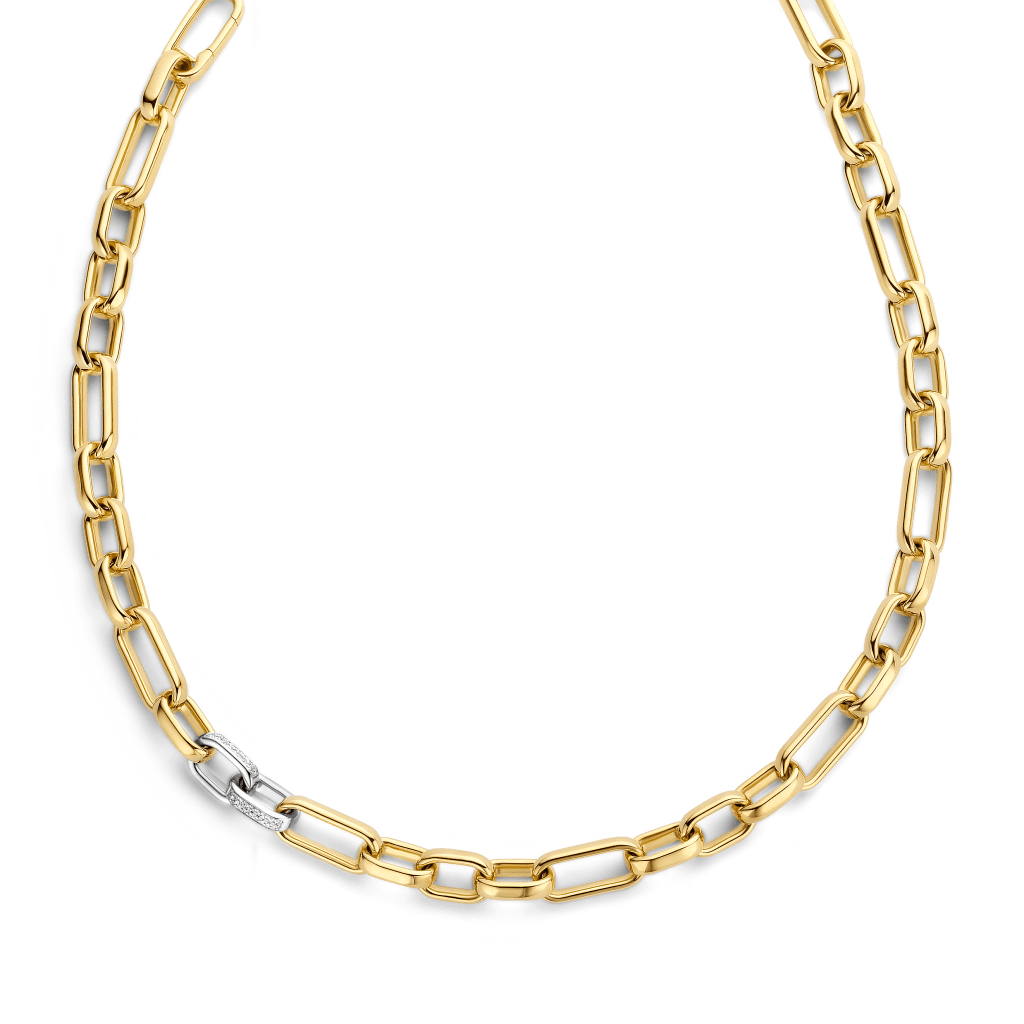 Schaap en Citroen Diamonds collier geelgoud met diamant - #3